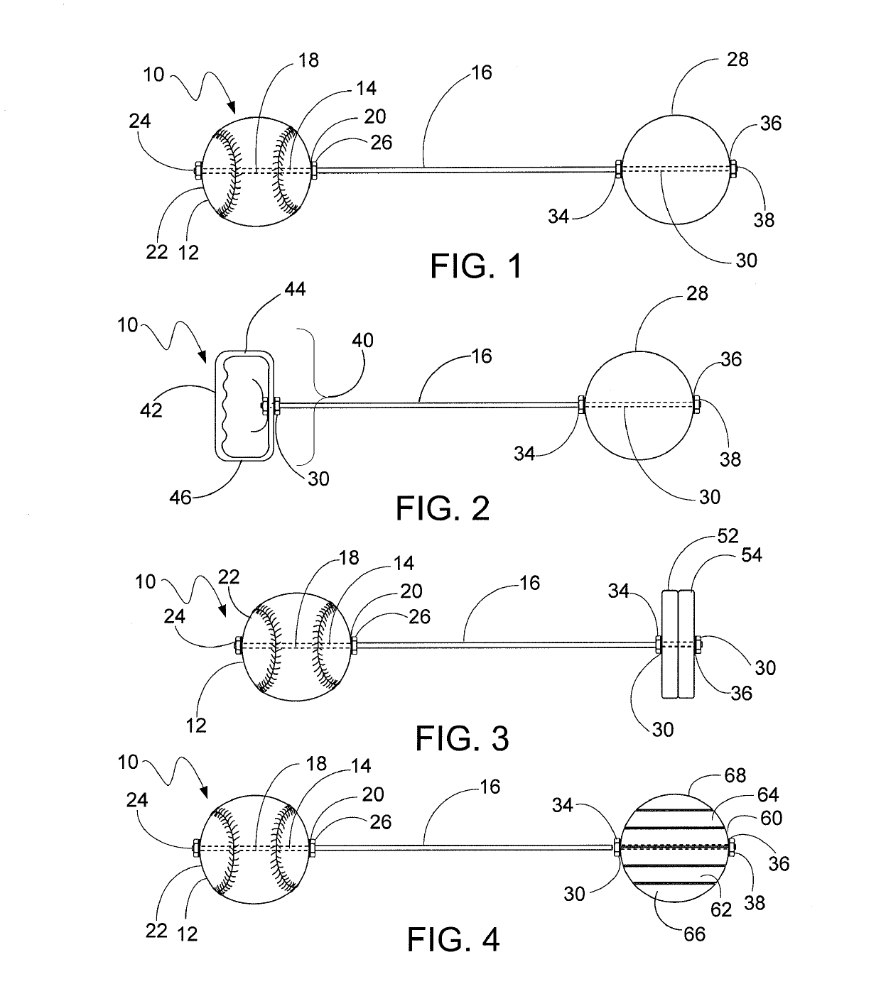 Portable arm movement exercise device utilizing centripetal and reactive centrifugal force principles