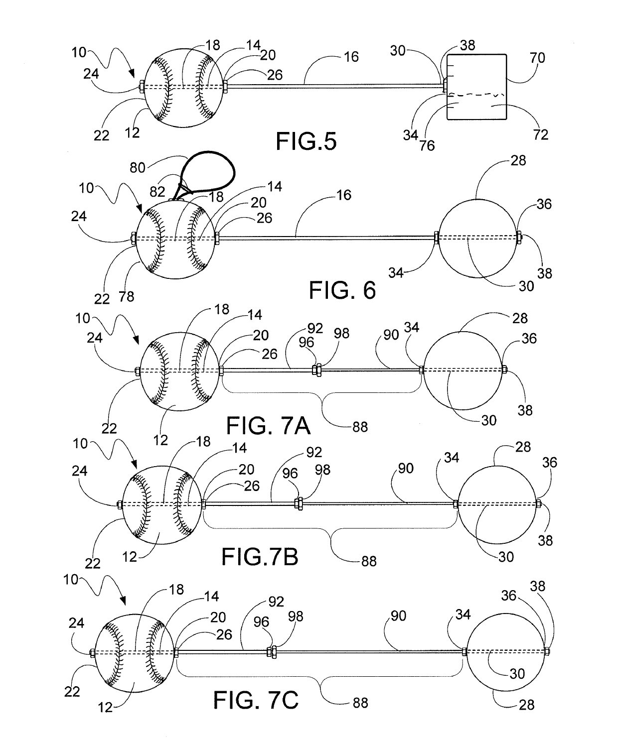 Portable arm movement exercise device utilizing centripetal and reactive centrifugal force principles