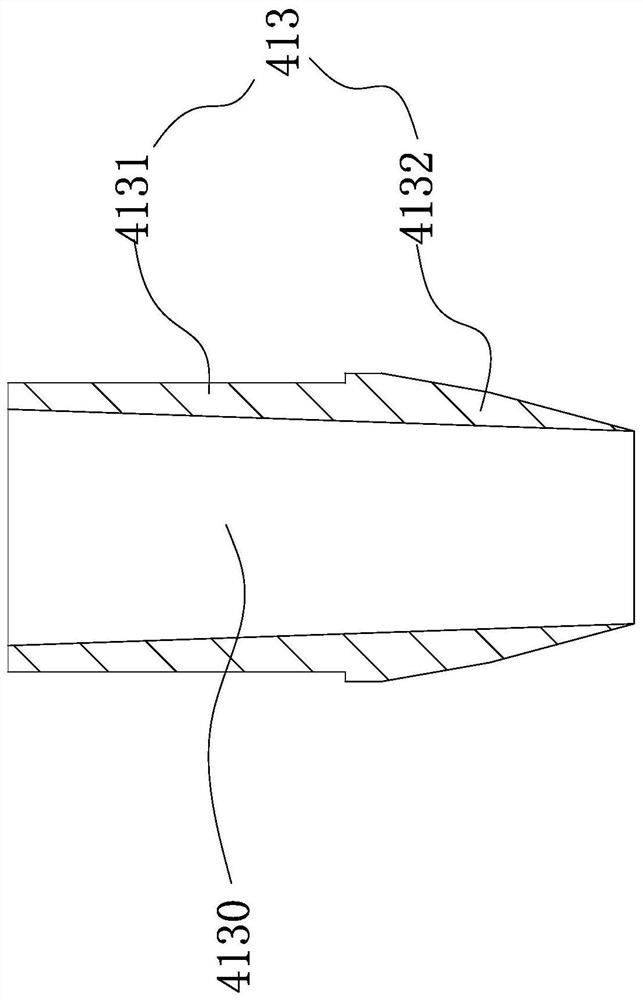 Perforating and adsorbing process for soft foam core body of liquid sanitary napkin