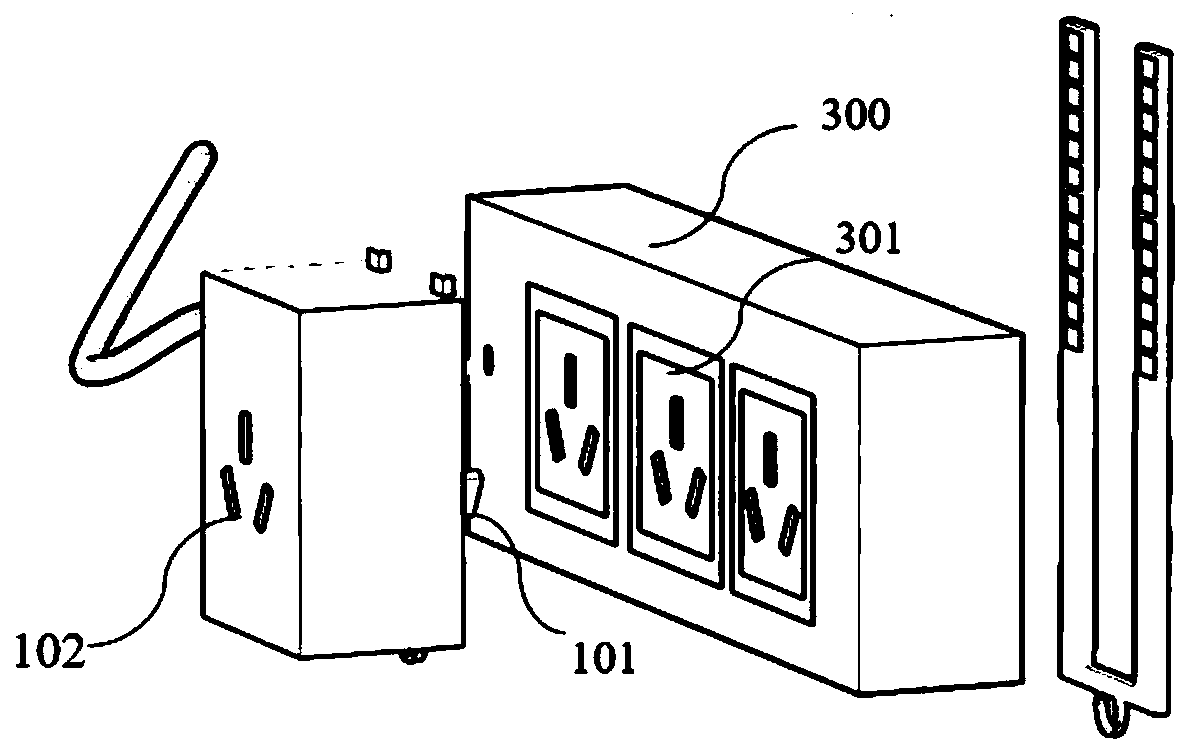 A code scanning shared charging socket and an operation method