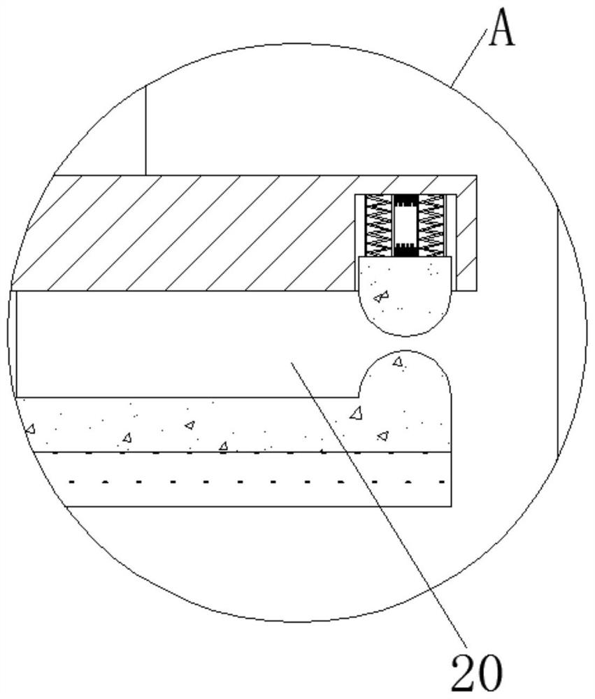 A high-efficiency grain grinding device that prevents caking