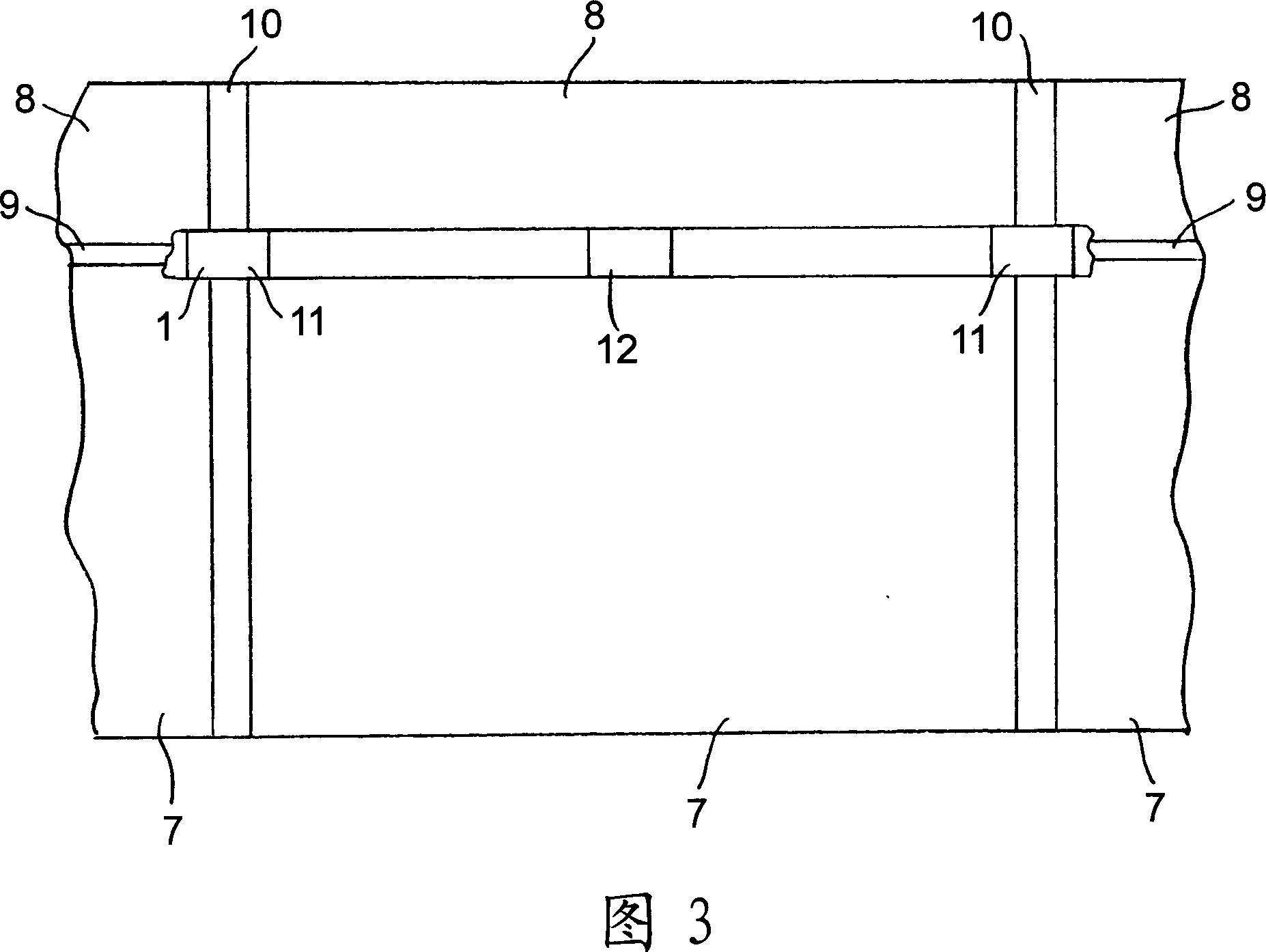 Bus with illuminating device