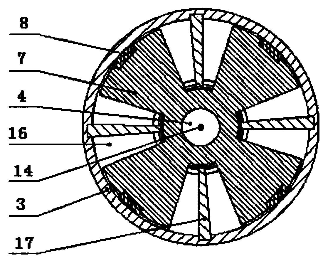 A rotary plate type magneto-rheological damper for aircraft landing gear