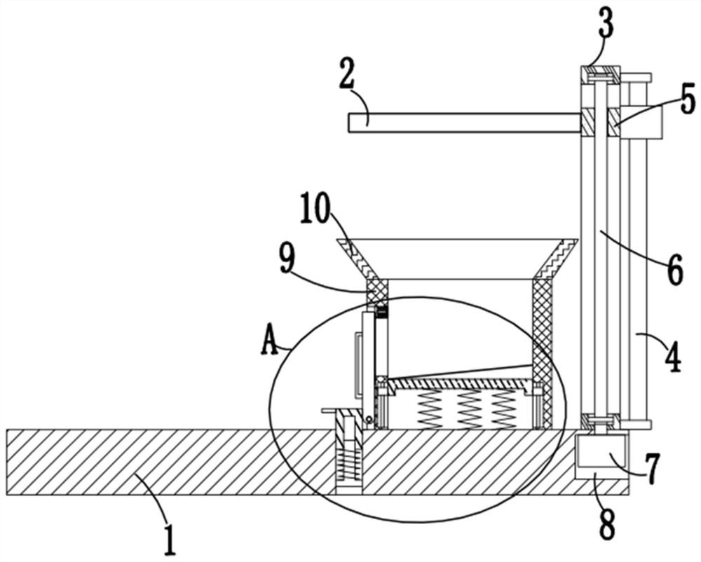 A kind of dribbling and shooting training device for basketball teaching