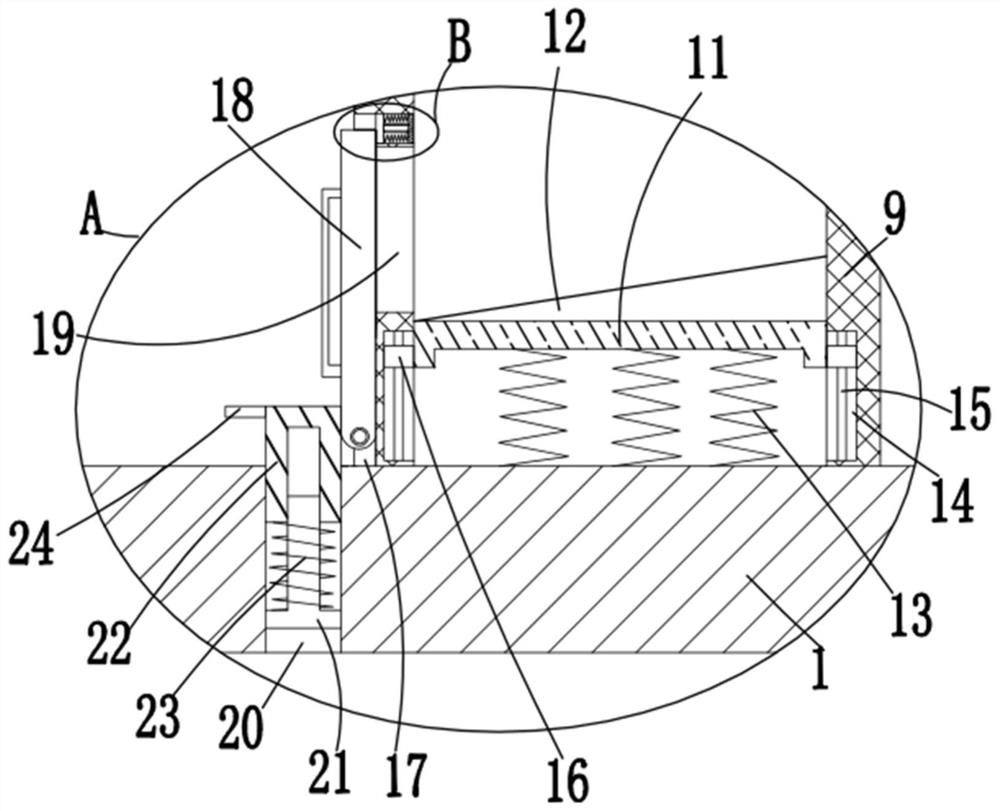 A kind of dribbling and shooting training device for basketball teaching