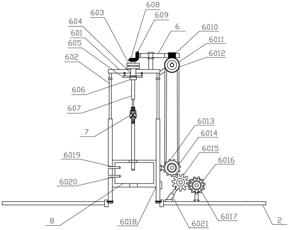 Paint spraying device for fire protection water pipes for security