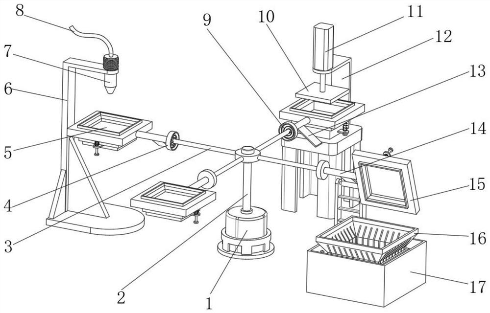 Finished product forming integrated device for meat food processing and forming method