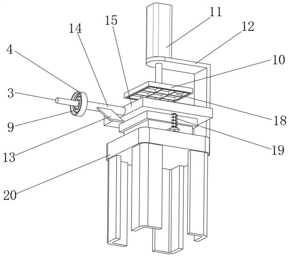 Finished product forming integrated device for meat food processing and forming method
