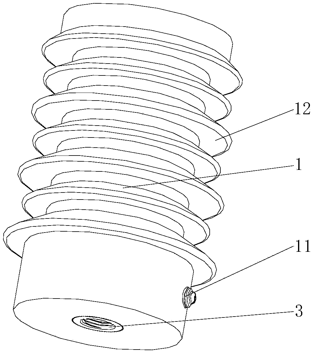 Supporting insulator type high voltage induction sensor