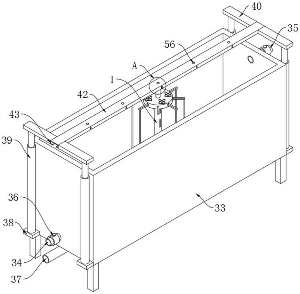 Pickling mechanism for producing glass fibers