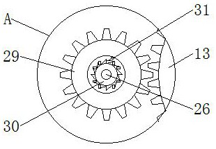 Pollination device suitable for pollination of high branches of fruit trees