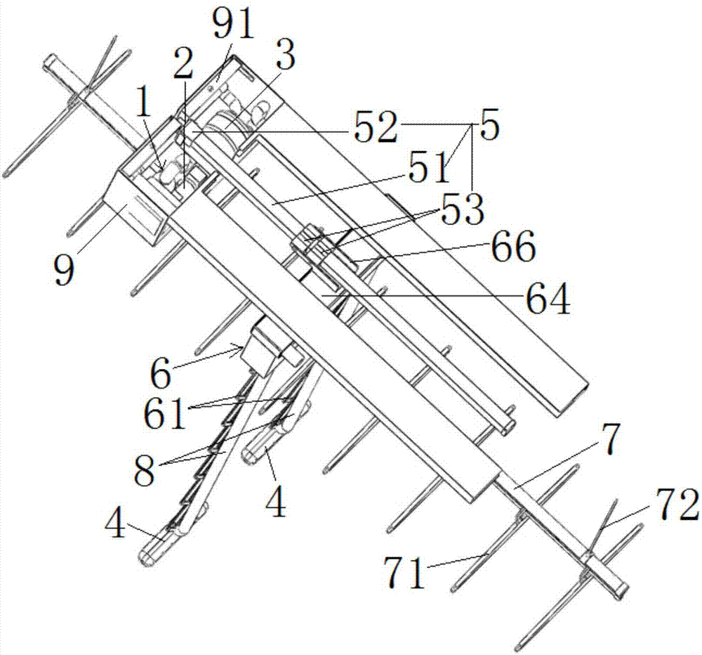 Automatic device for ironing and drying clothes