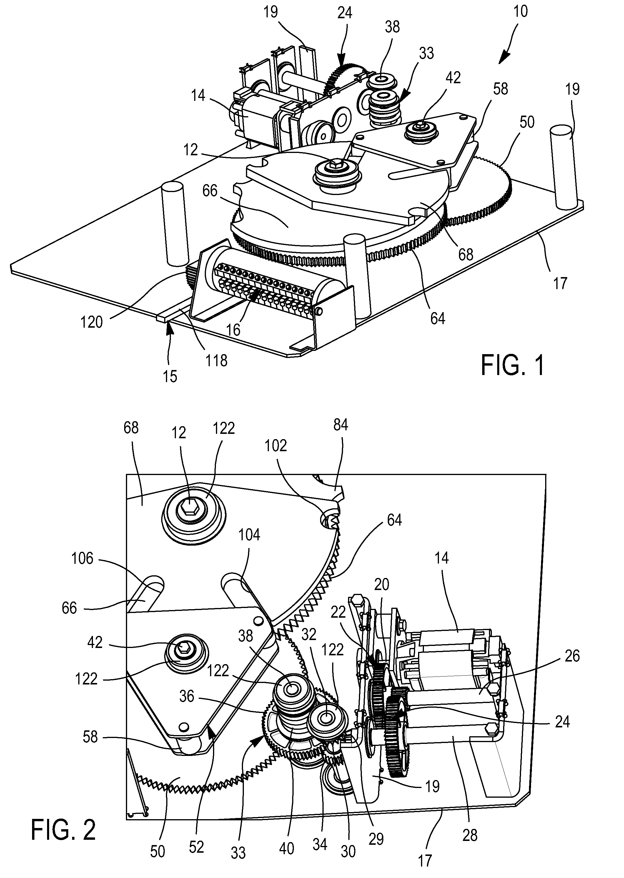Mechanical control device especially for controlling a high-voltage or medium-voltage disconnector