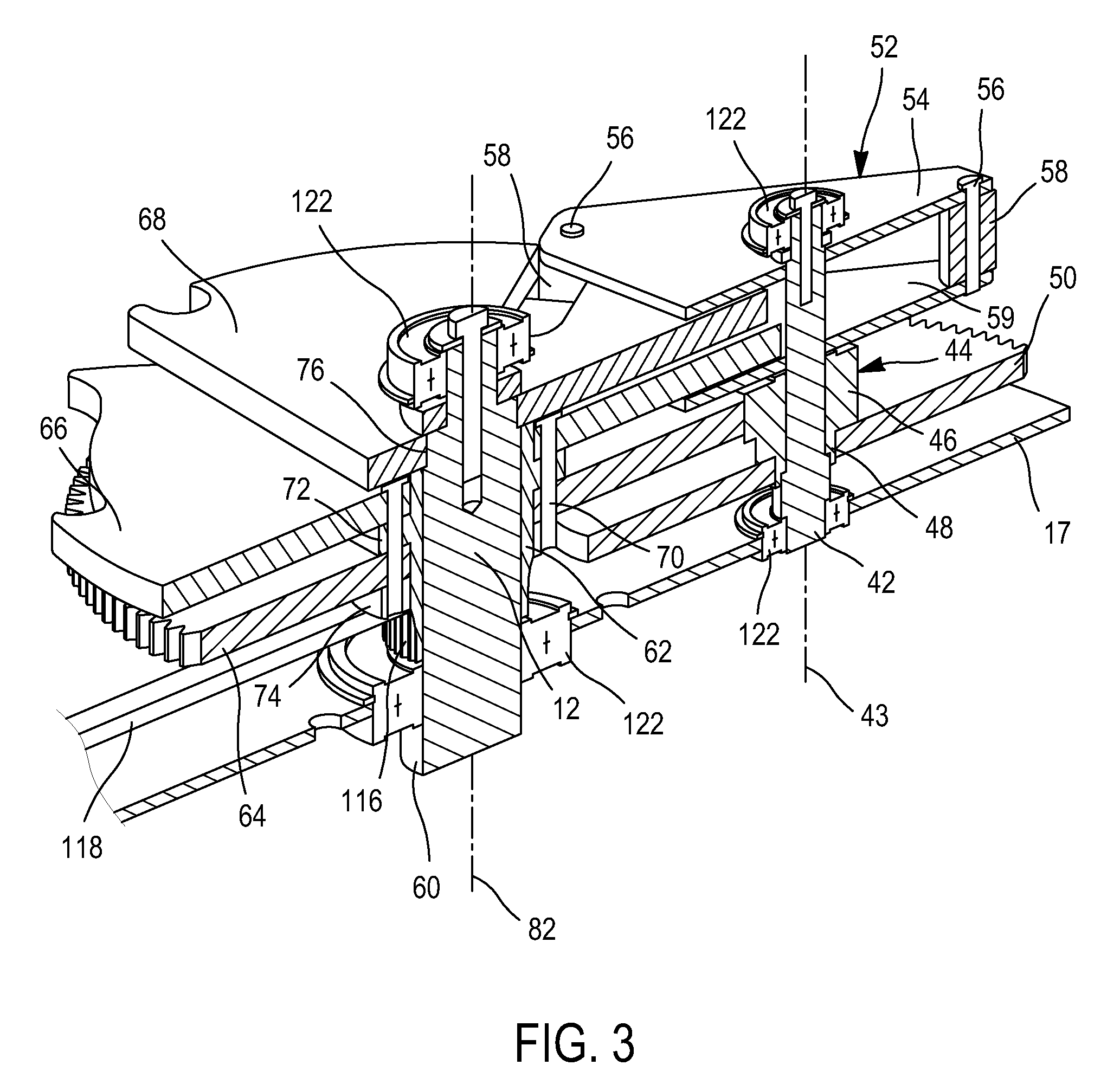 Mechanical control device especially for controlling a high-voltage or medium-voltage disconnector