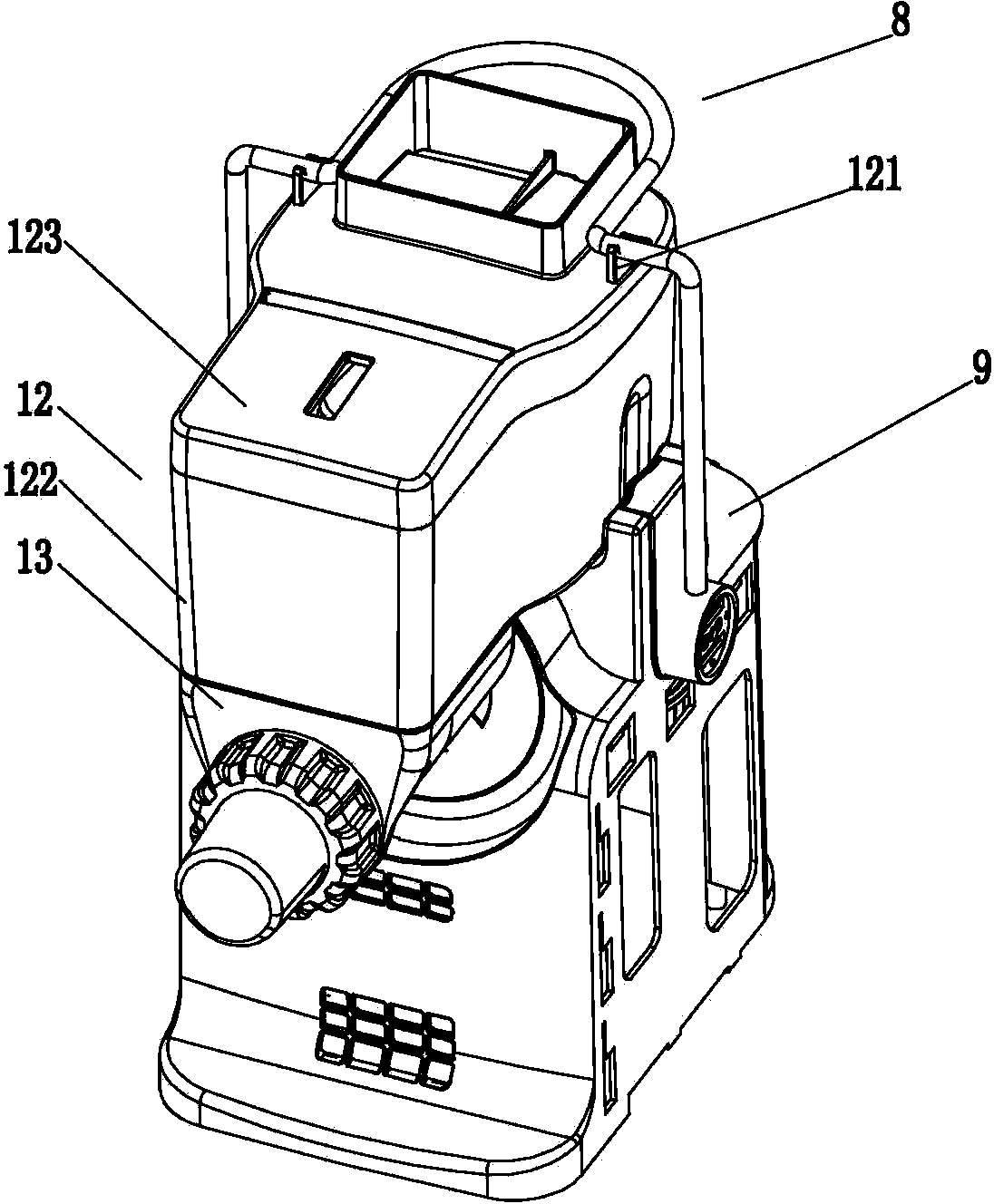 Noodle maker with safety switch