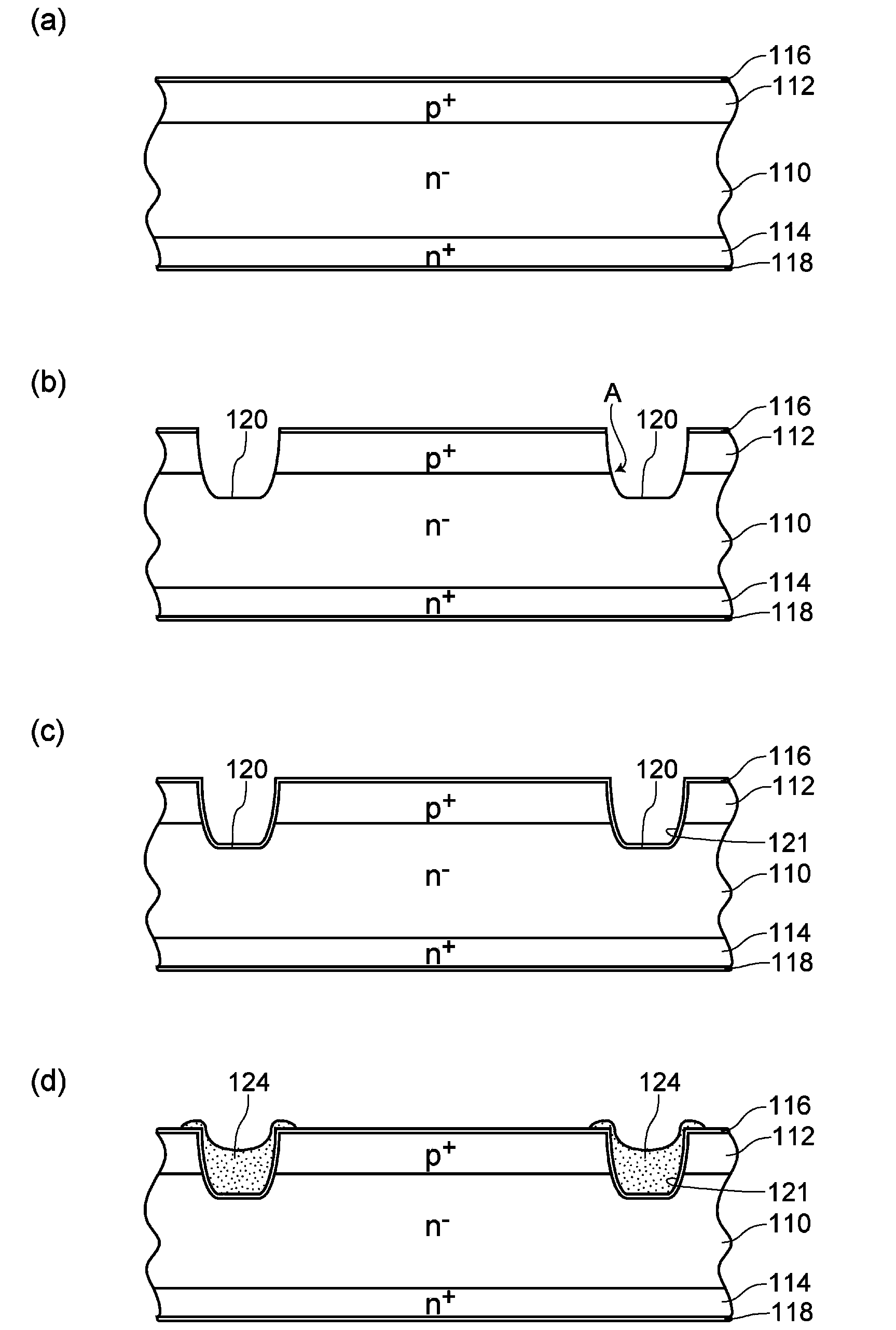 Semiconductor device production method and semiconductor device