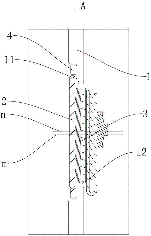 Glass cover plate, display screen assembly, production method of display screen assembly and mobile terminal