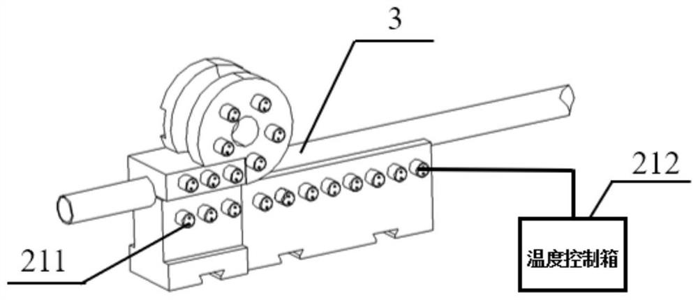 Heterogeneous bimetal composite pipe bending forming method based on pipe bending robot