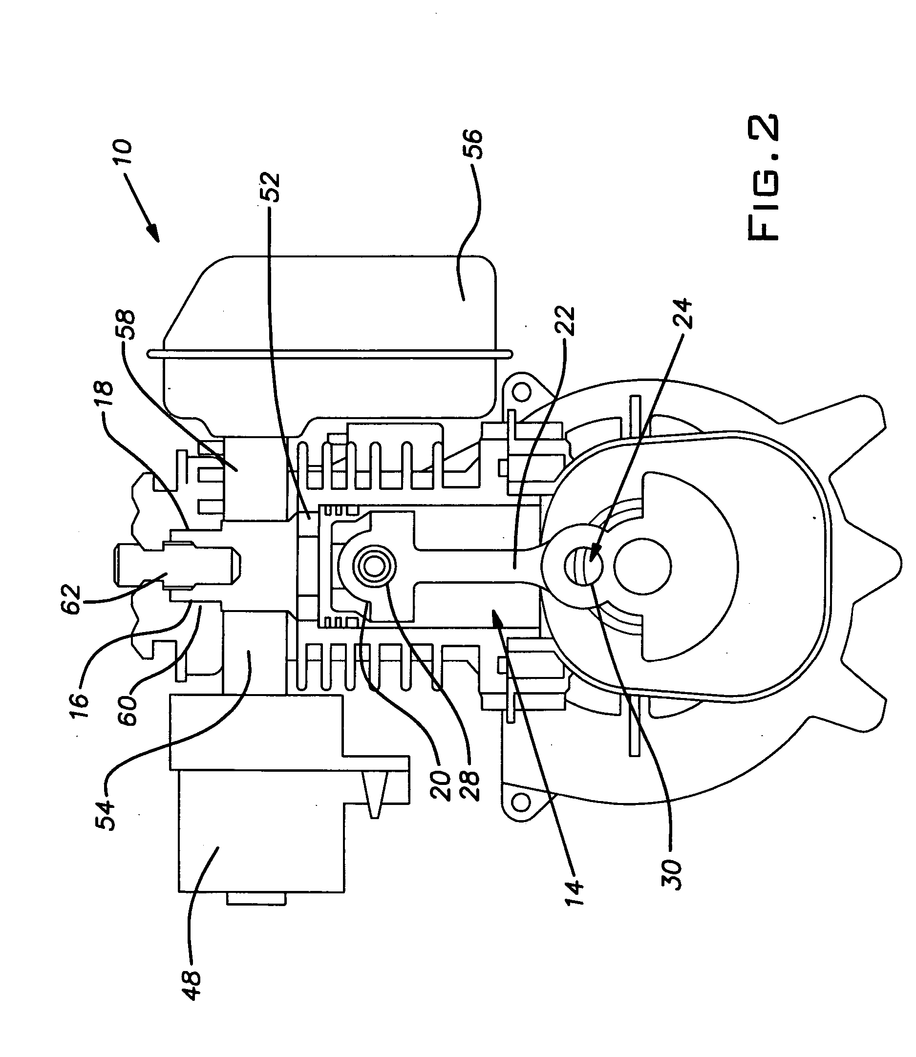 Four-stroke engine system