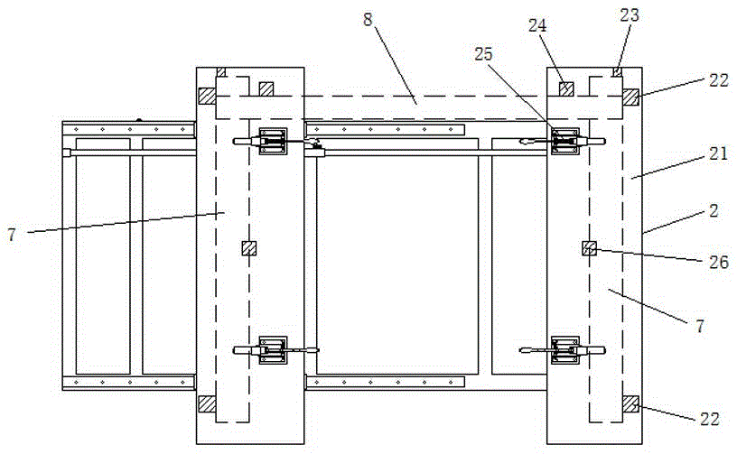 Machining and locating device for car platform bracket