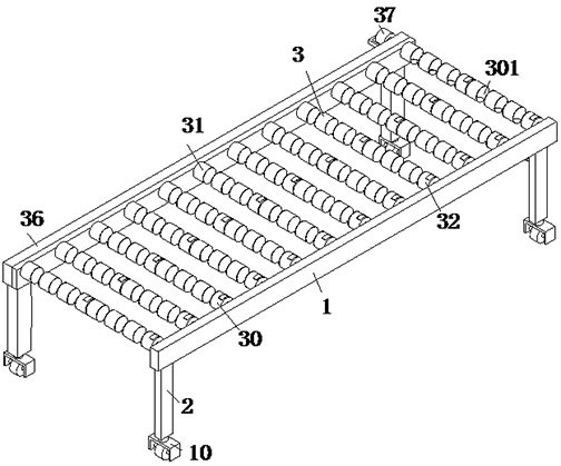 A roller type automatic conveying machine