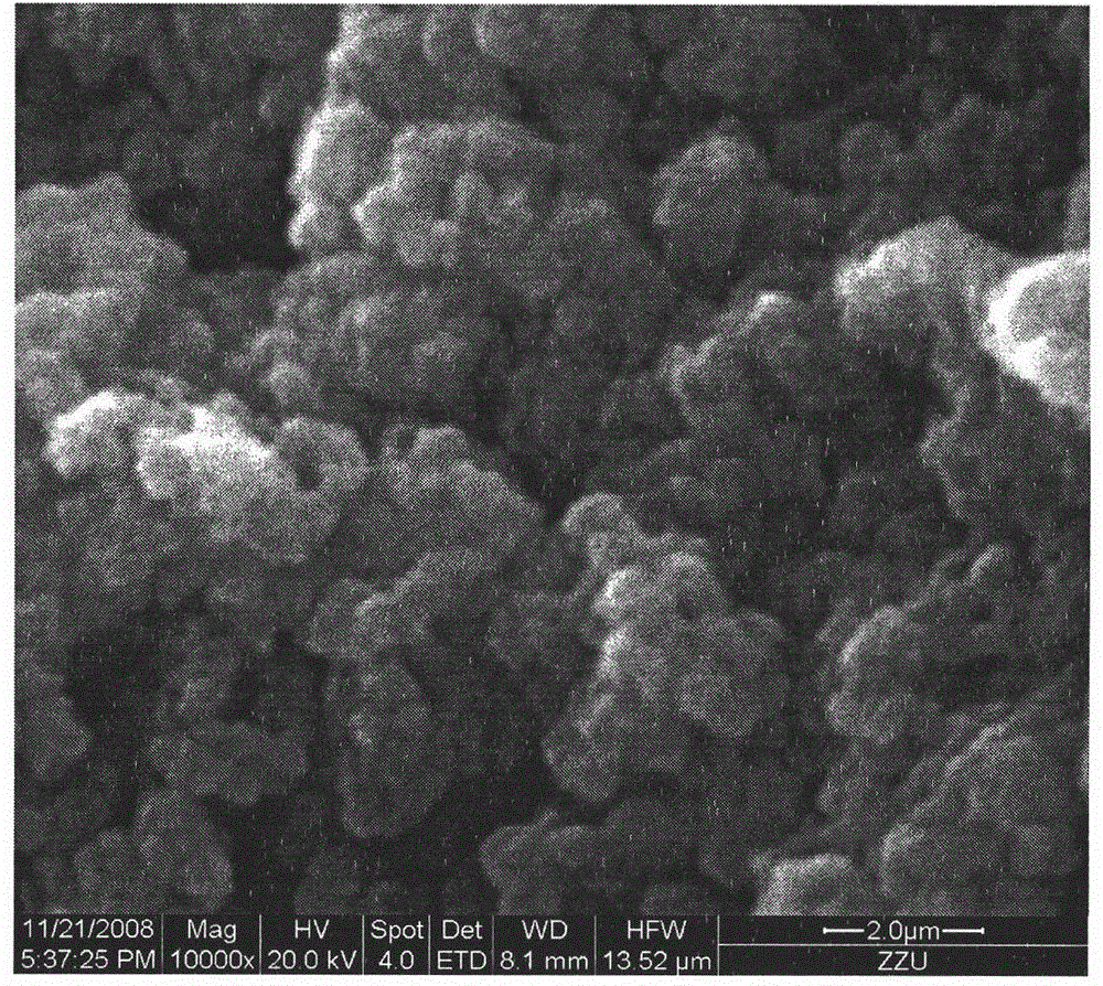 Method for preparing bone tissue repairing material by using Arabic gum