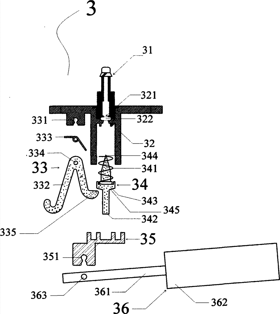 Cultivation container water feeding device capable of automatically irrigating in ebb and flow mode