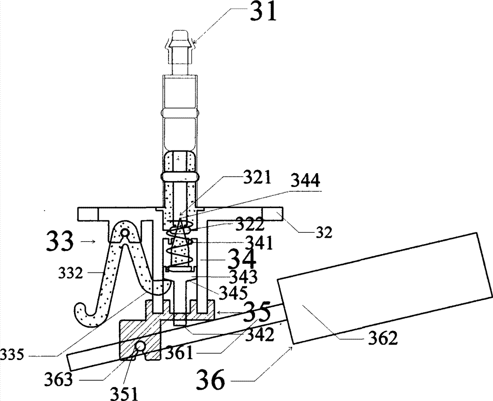 Cultivation container water feeding device capable of automatically irrigating in ebb and flow mode