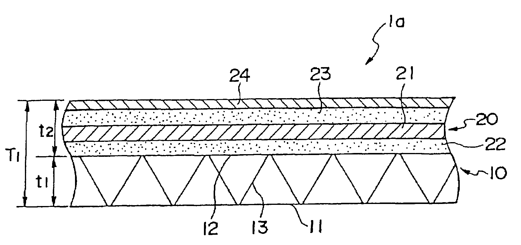 Heat insulating acoustical structure and carbody shell structure using the same