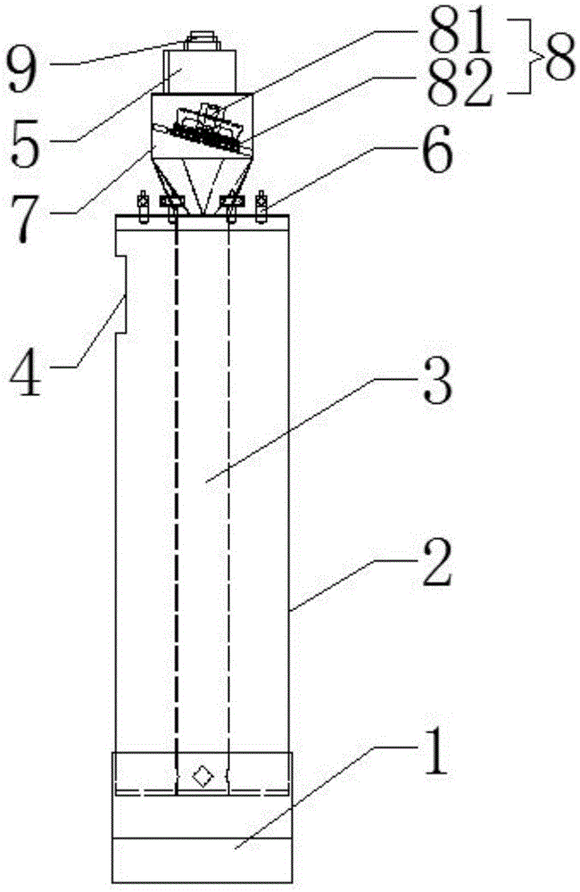 Spraying water curtain purifying machine