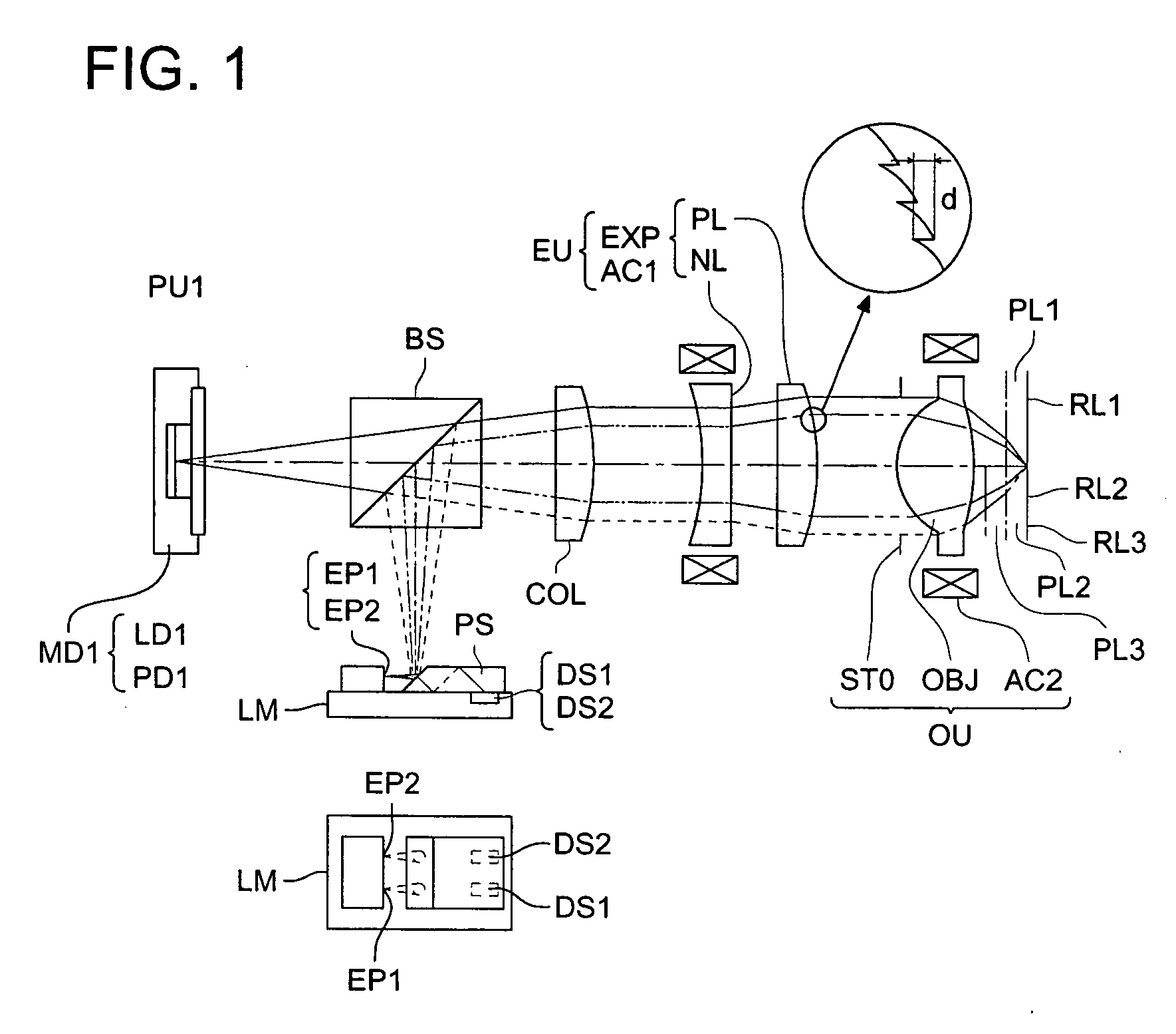 Optical pickup device, optical information recording and reproducing apparatus, expander lens, coupling lens and chromatic aberration correcting optical element