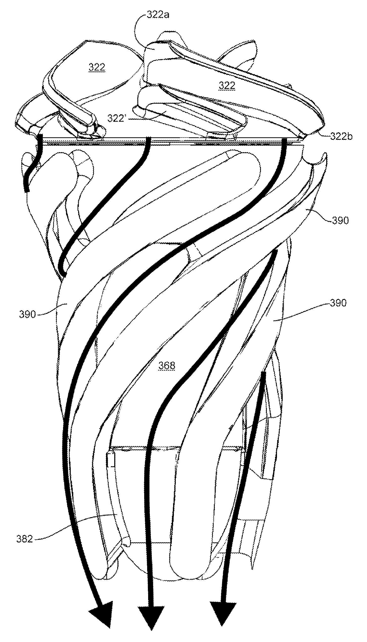 Impeller for a wearable positive airway pressure device