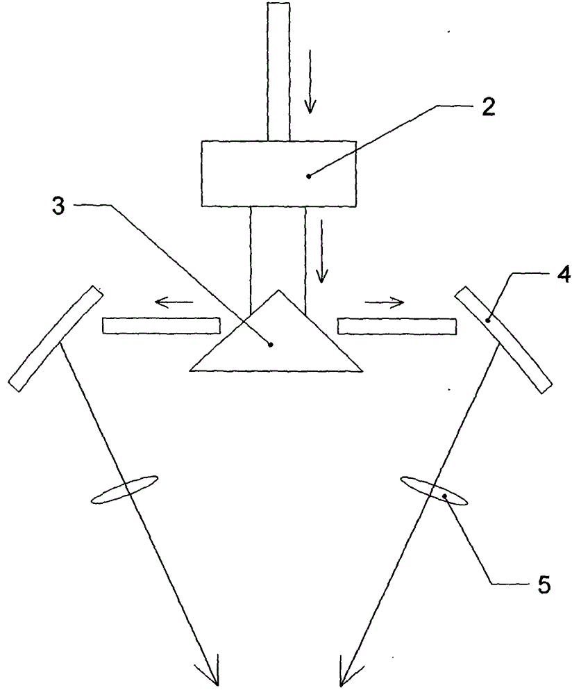 A laser cladding nozzle