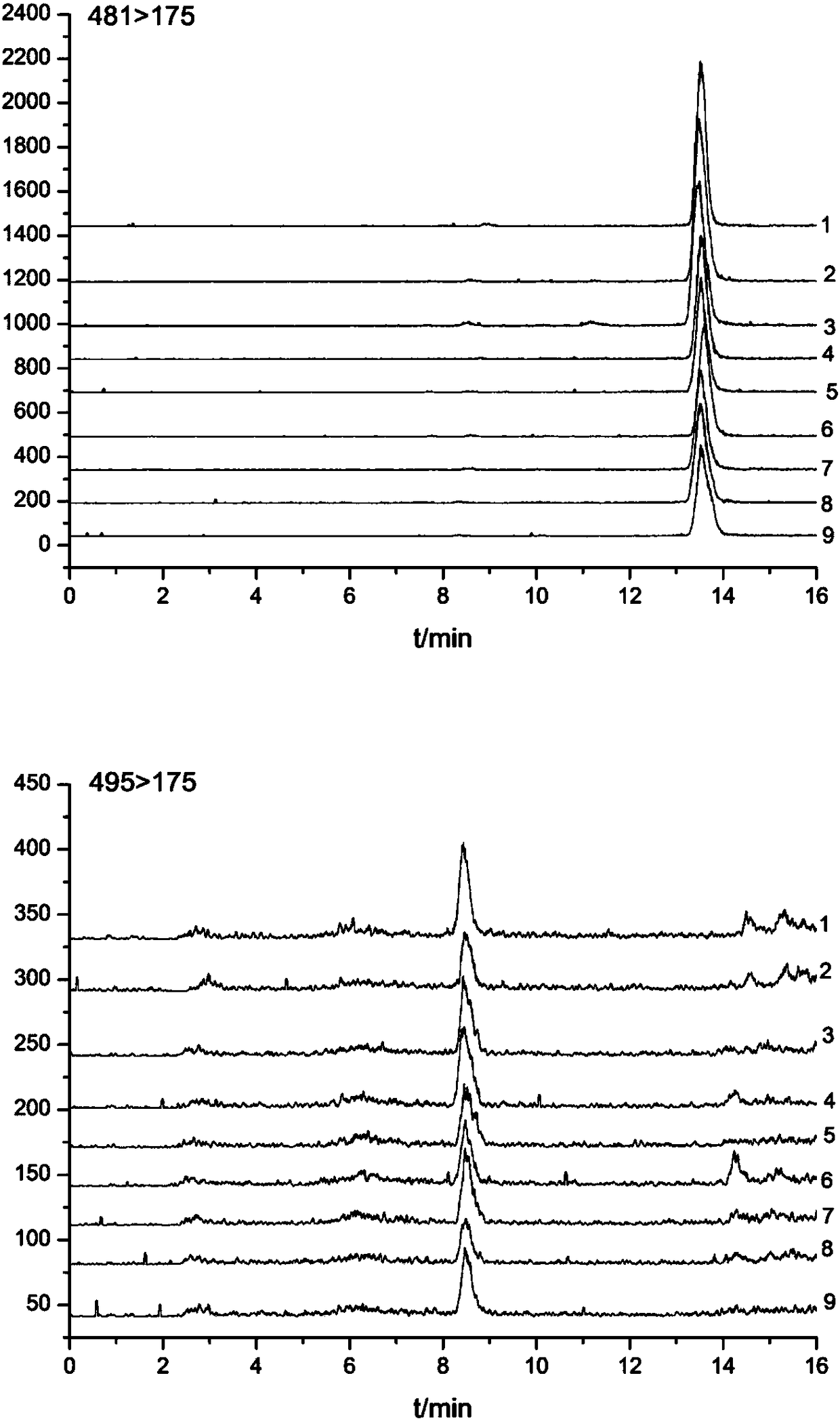 Method for establishing fingerprint of Ferula sinkiangensis K. M. Shen polysaccharide by utilizing HPLC-MS