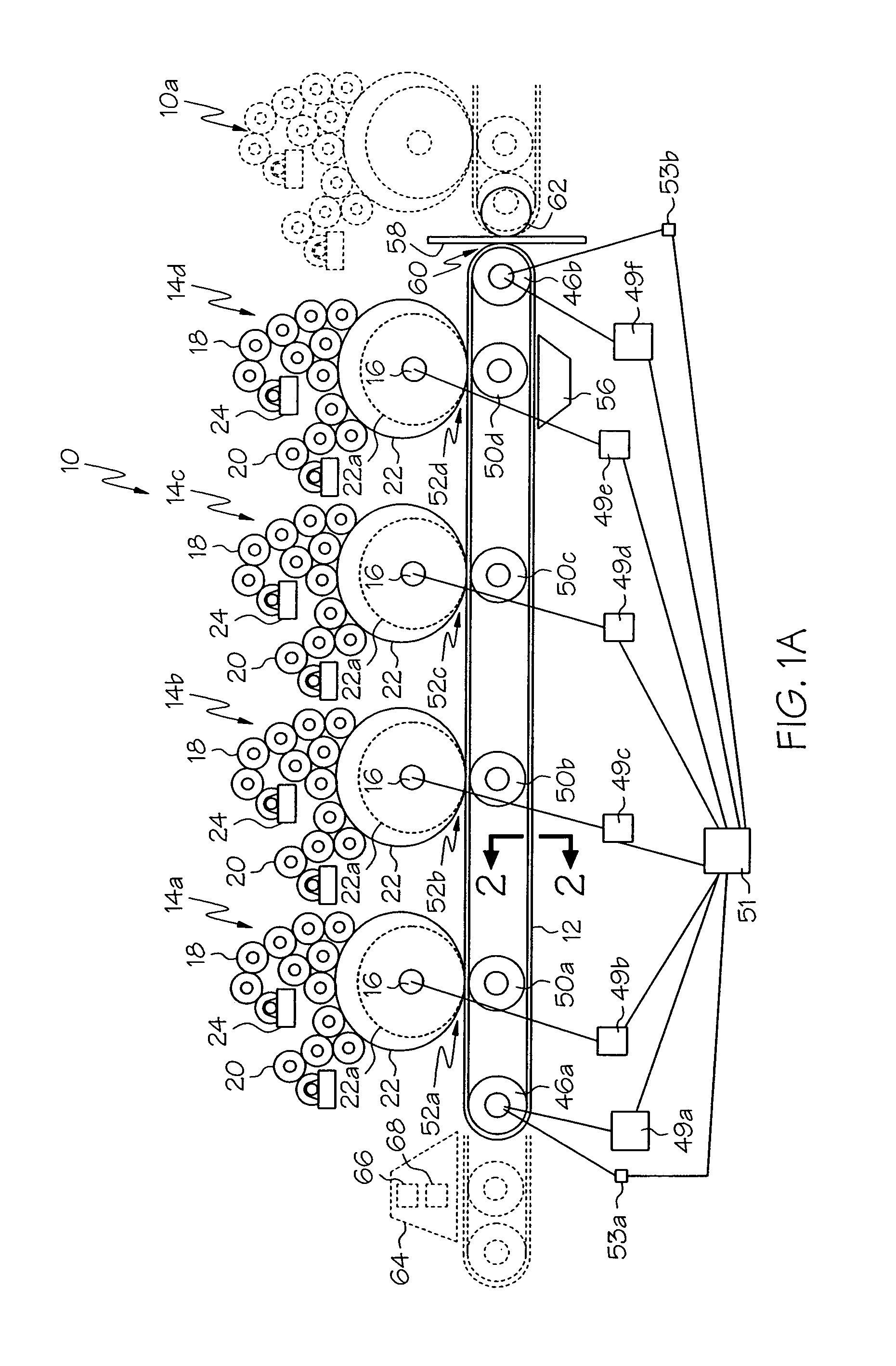 Variable cut-off offset press system and method of operation