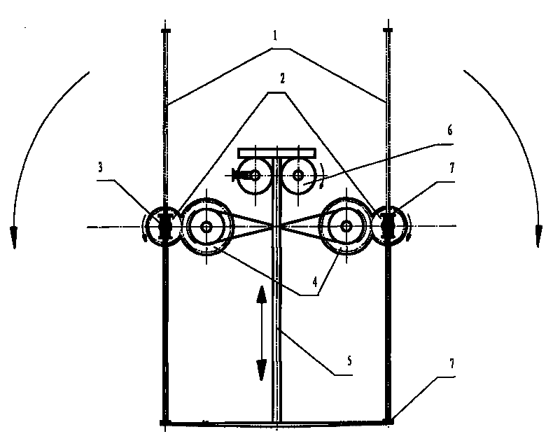 Flapping wing lift generating device