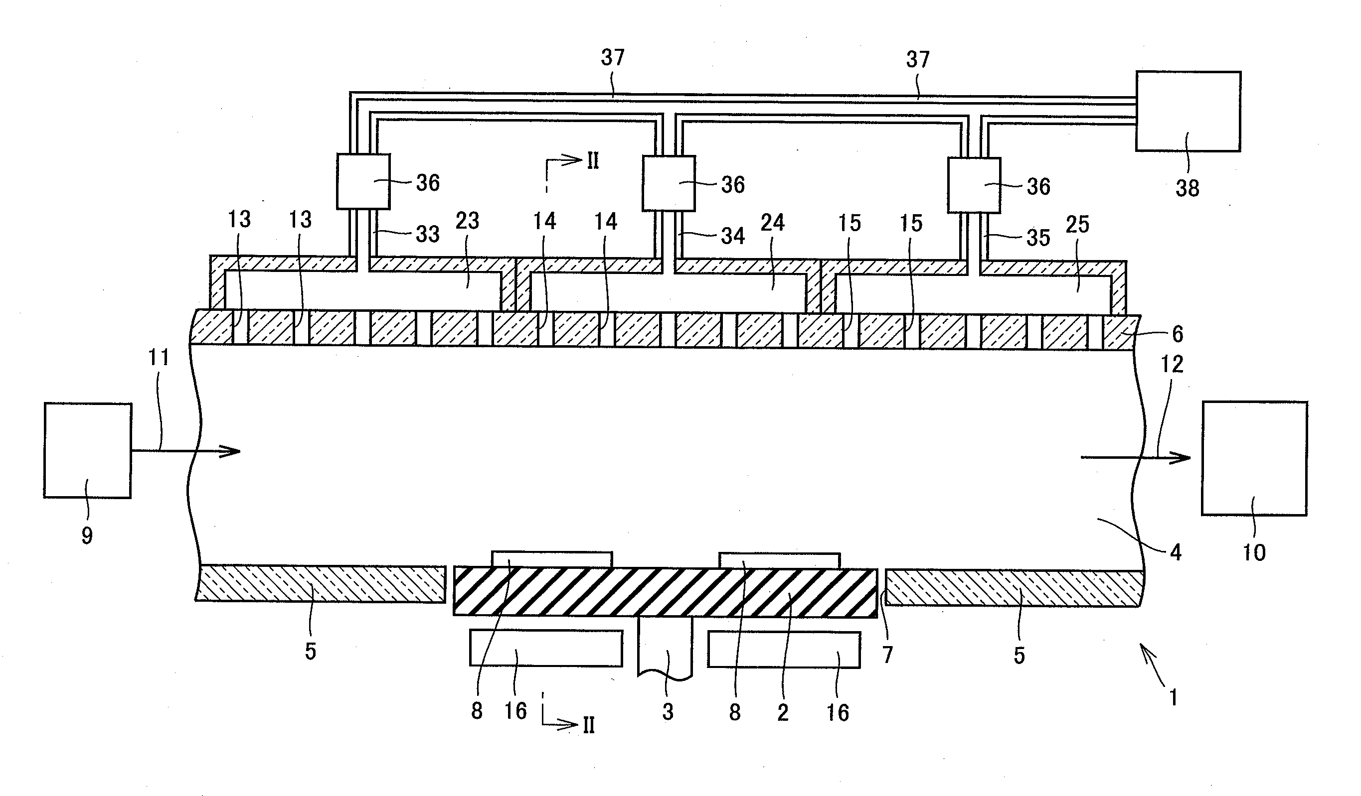 Vapor-phase process apparatus, vapor-phase process method, and substrate