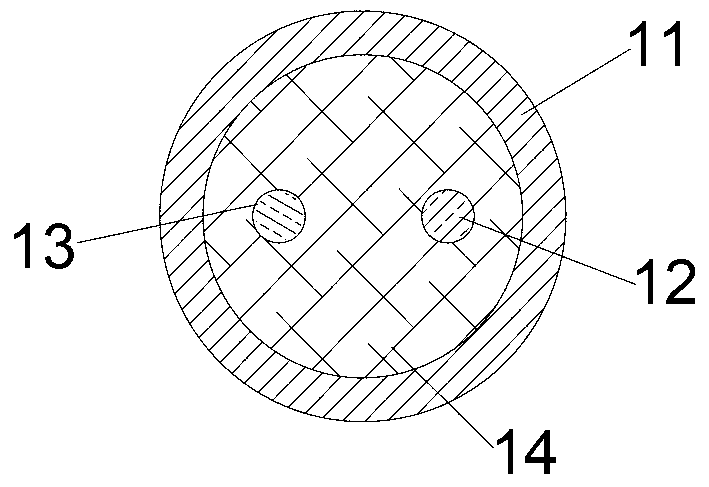 Cracking furnace COT thermocouple and mounting method thereof