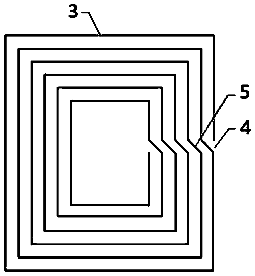 Superconducting resonator with YBCO film structure and wireless energy transmission device