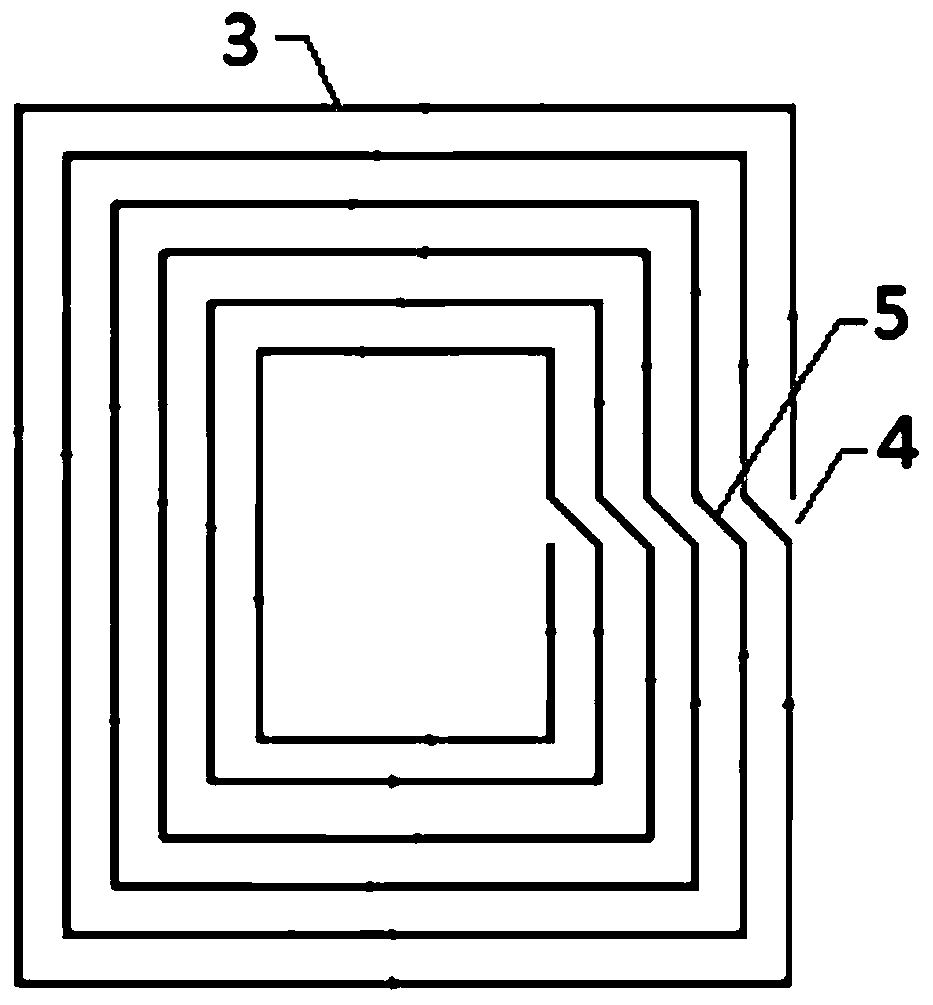 Superconducting resonator with YBCO film structure and wireless energy transmission device