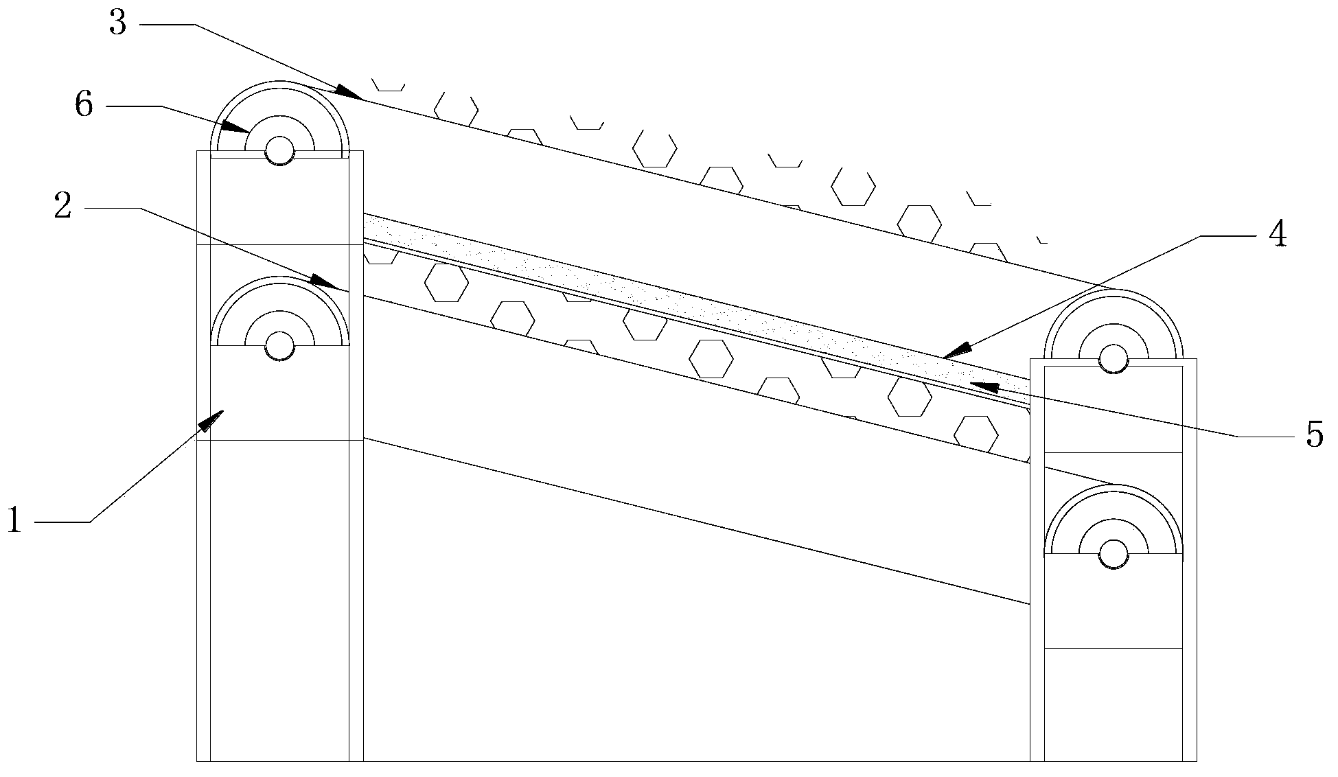 Safe de-ironing conveyor belt