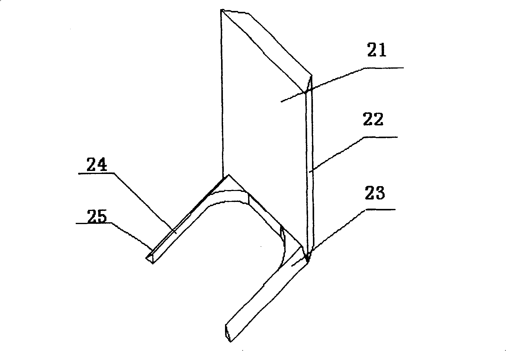 L type bracket encapsulation for coaxial parts of semiconductor laser