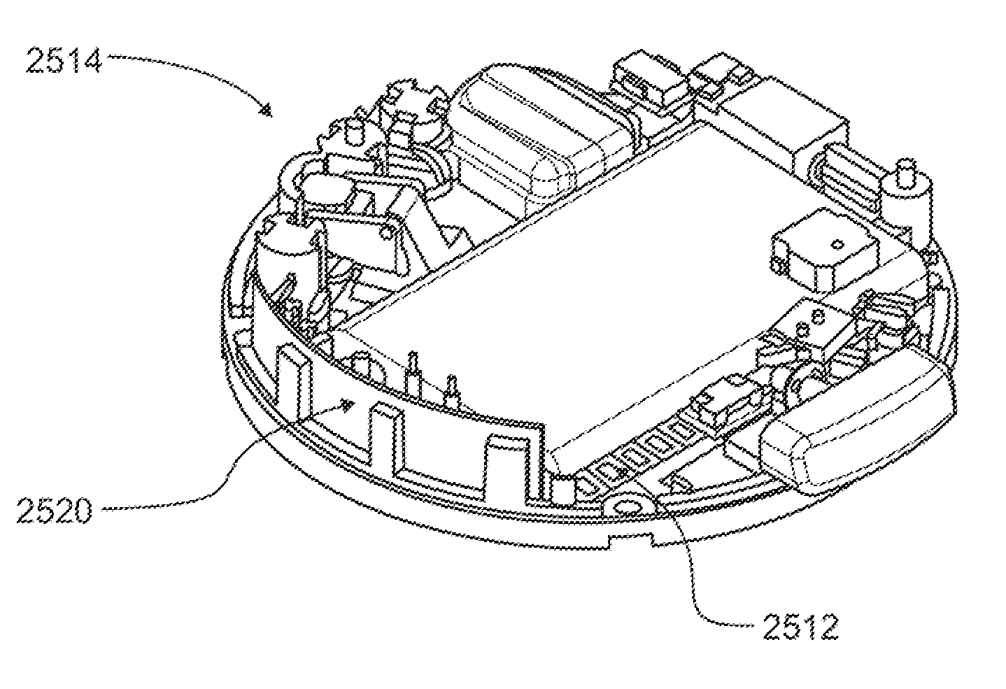 Split ring resonator antenna adapted for use in wirelessly controlled medical device