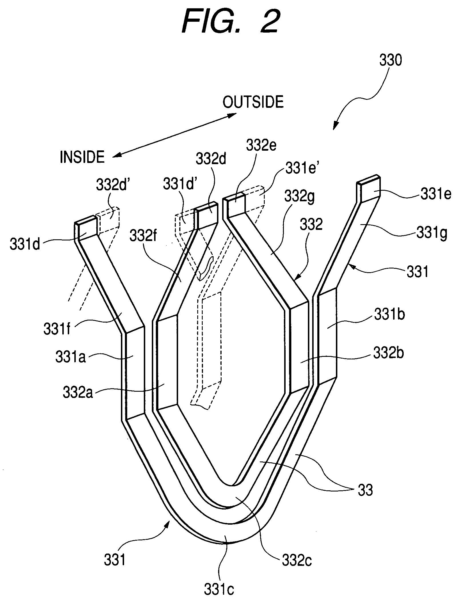 Sequentially joined-segment armature and ac machine using same