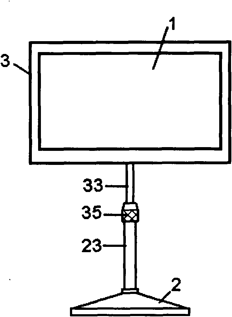Easily lifted or easily direction adjusted television or computer display screen and device