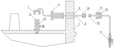 Exhaust device for gas relay of transformer