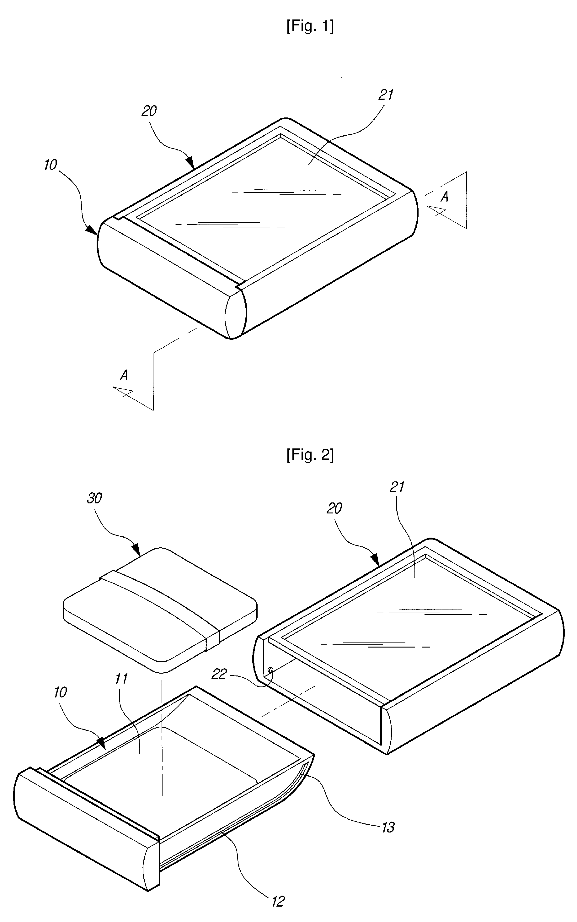 Compact having slidable in and out structure of content case