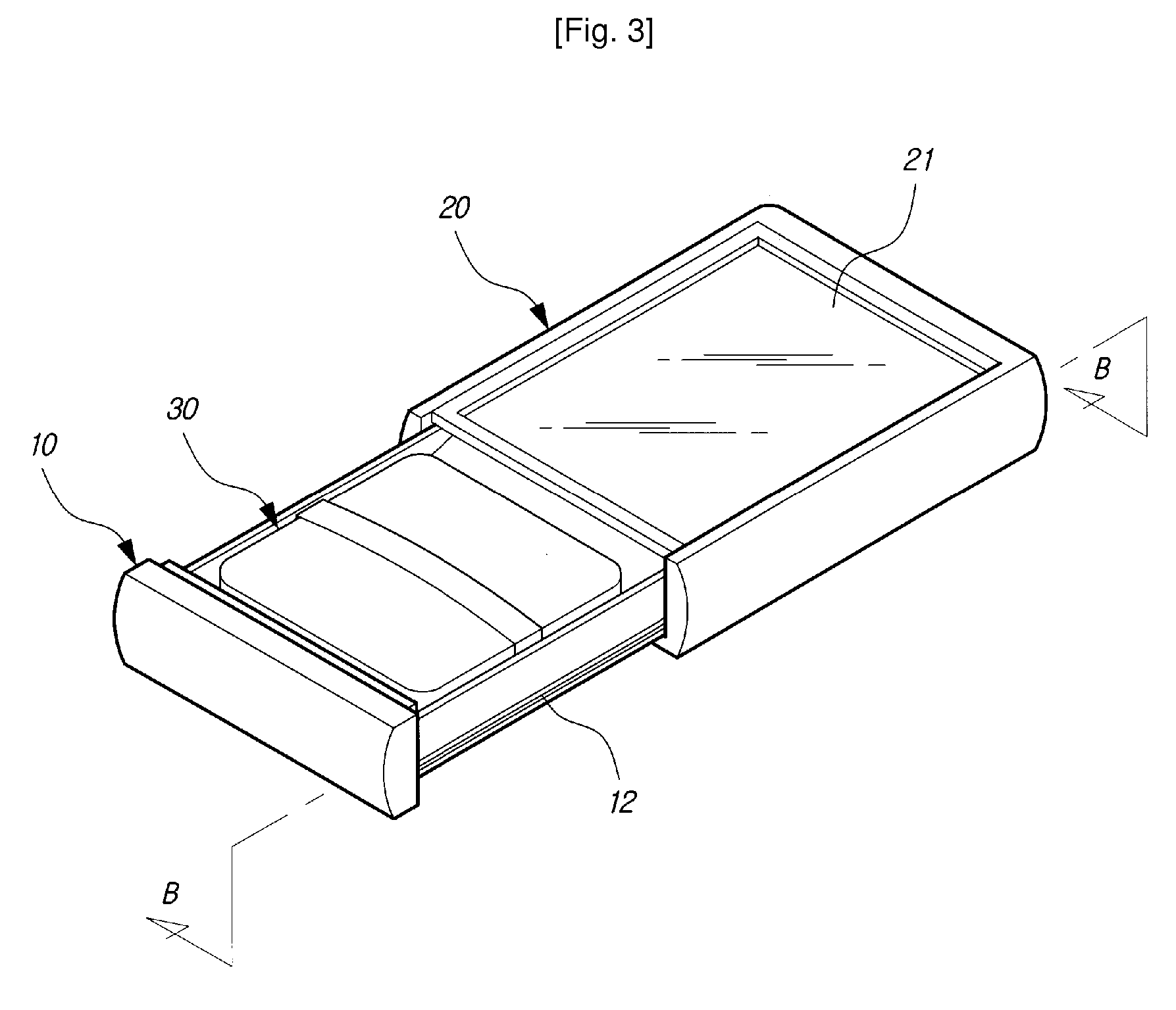 Compact having slidable in and out structure of content case