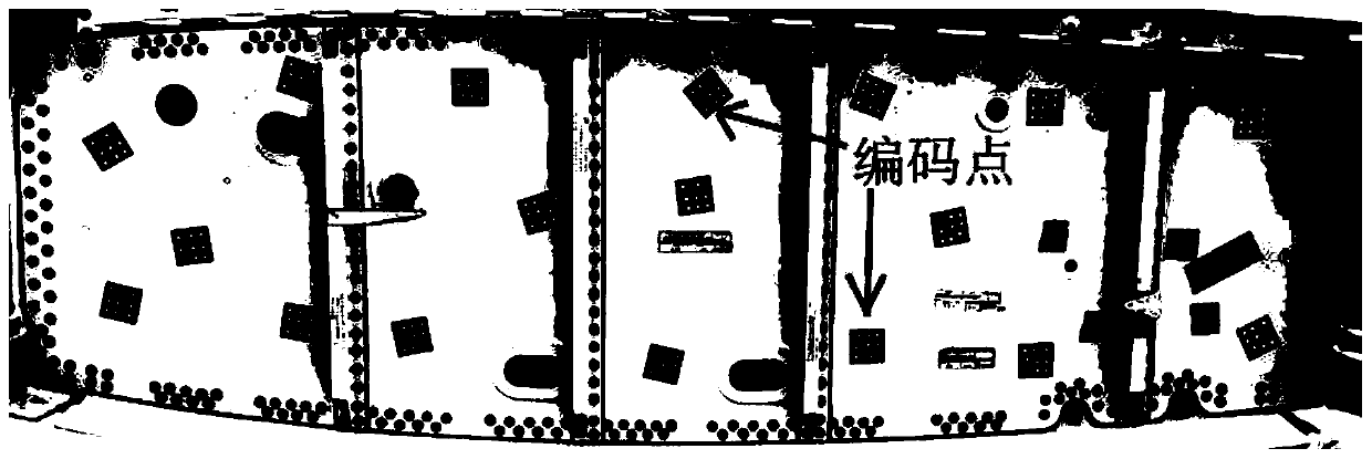 Wing body butt joint gap distribution control method based on measured data