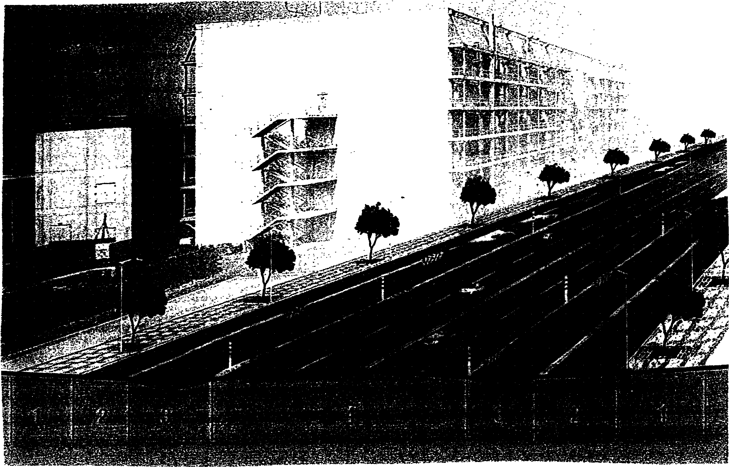 W-type city roadway